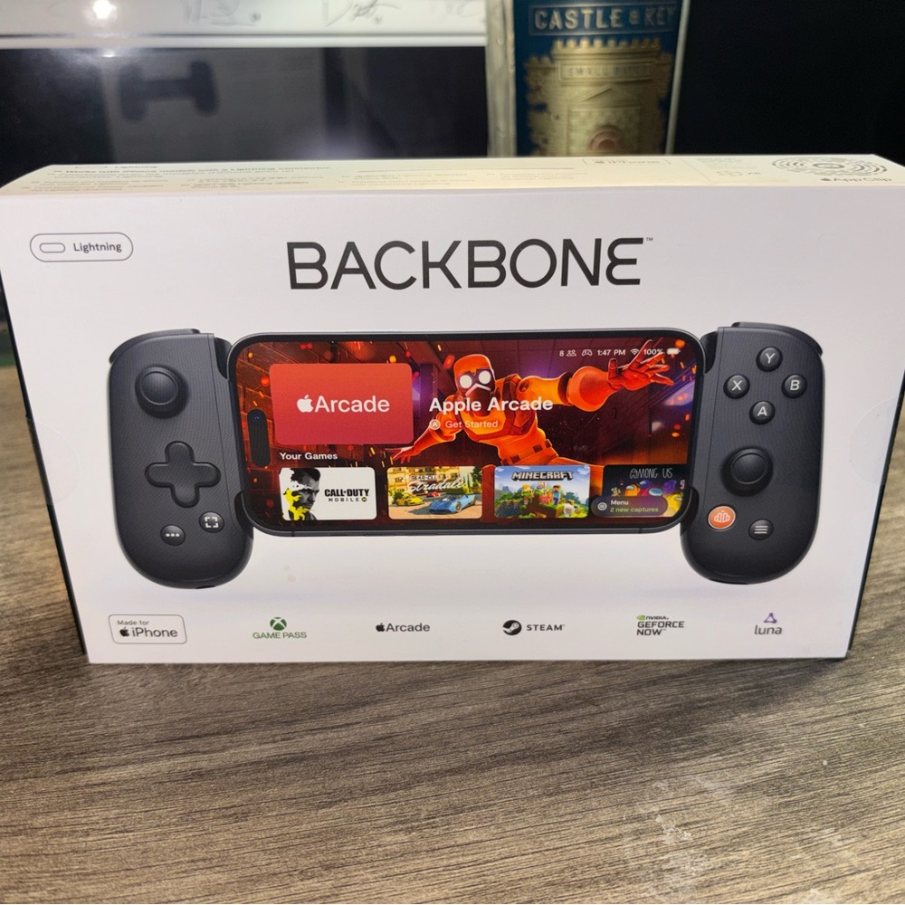 Backbone Black Handheld Gaming Console for iPhone